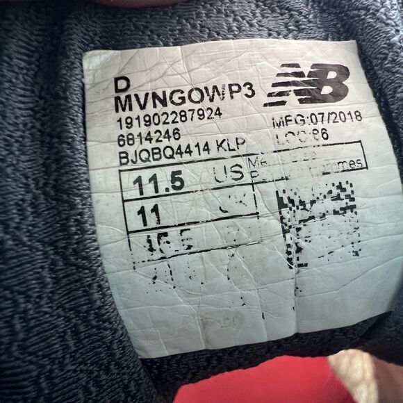 New Balance Vongo V3 Lace Up Athletic Running Shoe Sneakers Men's Size 11.5 - Picture 8 of 8